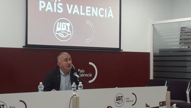 ep el secretario general de ugt pepe alvarez en rueda de prensa en valencia