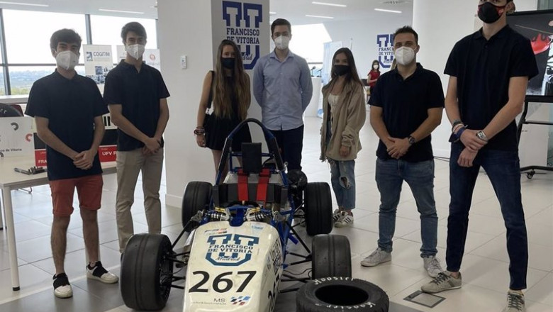 Equipo de la Universidad Francisco de Vitoria. | TWITTER MADRID MOTOR STUDENT ep equipo de la universidad francisco de vitoria