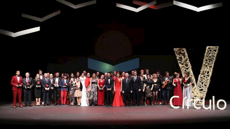 ep foto de familia con los ganadores de los premios circulo rojo 2020 ep foto de familia con los ganadores de los premios circulo rojo 2020