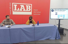 ep imagen de archivo de una rueda de prensa del sindicato lab