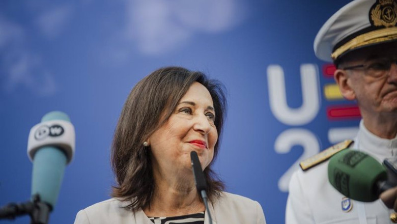 ep la ministra de defensa margarita robles en la reunion de ministros de defensa de la ue en toledo ep la ministra de defensa margarita robles en la reunion de ministros de defensa de la ue en toledo