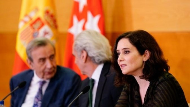 ep la presidenta de la comunidad de madrid isabel diaz ayuso se reune con sindicatos y hospitales