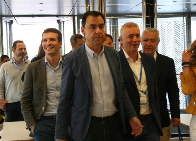 Maíllo y otros dirigentes 'populares' llegan a la Intermunicipal del PP | EUROPA PRESS ep maillootros dirigentes populares lleganla intermunicipalpp