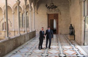 ep presidentecatalunya carles puigdemont ylehendakari inigo urkullu