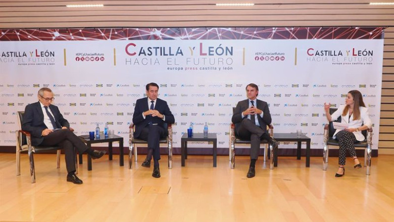 Un momento de la presentación del panel 'Nuevo modelo energético y transición ecológica'. | CLAUDIA ALBA/EP ep un momento de la presentacion del panel nuevo modelo energetico y transicion ecologica