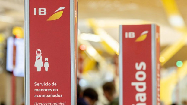 ep un mostrador de facturacion de iberia