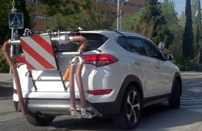 ep vehiculo diesel euro6b con el equipo portatil de medicion de emisiones pems utilizado para el