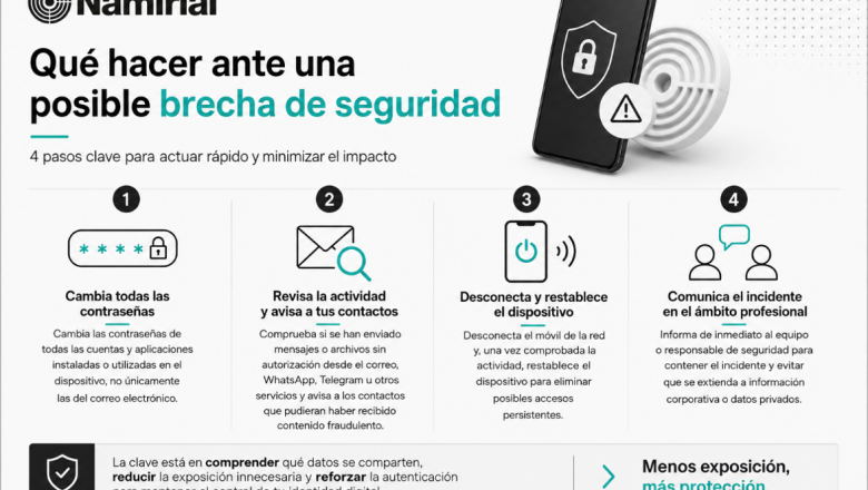 recomendaciones de seguridad namirial