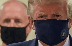 donald trump mascarilla portada