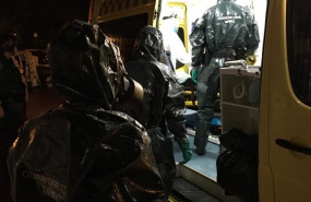 ep agentes de la guardia civil localizan y reingresan a un paciente positivo en coronavirus en