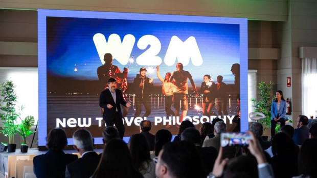 ep archivo   el consejero delegado de w2m gabriel subias y la directora general del bedbank dmc