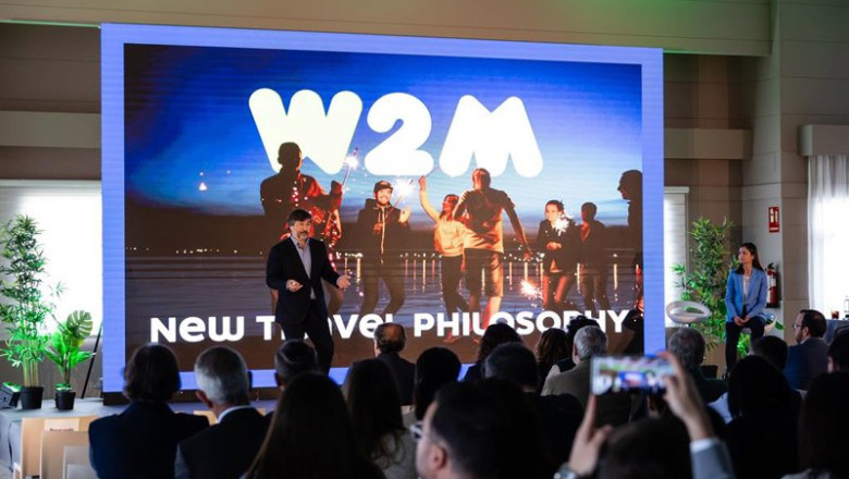 ep archivo   el consejero delegado de w2m gabriel subias y la directora general del bedbank dmc