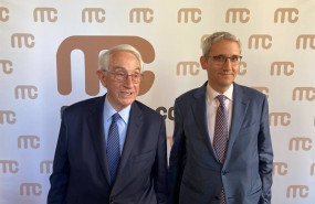ep archivo   el presidente de miquel y costas jordi mercader miro y el vicepresidente ejecutivo