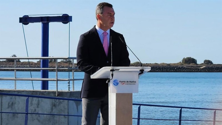ep archivo   el presidente de puertos del estado gustavo santana en el puerto de huelva