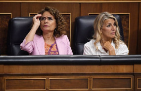 ep archivo   la vicepresidenta primera del gobierno y ministra de hacienda maria jesus montero y la