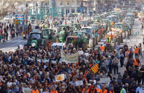ep archivo   tractorada en valncia en favor del futuro del sector