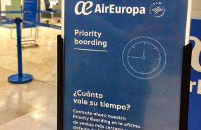ep archivo un cartel de embarque de la compania air europa ep archivo un cartel de embarque de la compania air europa