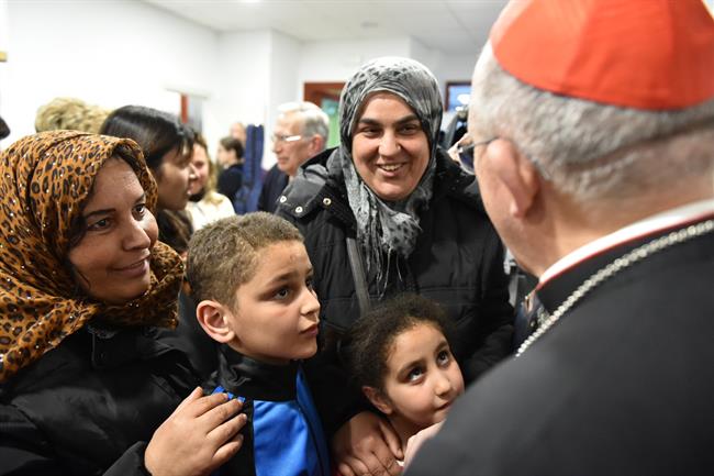 El cardenal Osoro, en su visita a la Obra Social Familiar Álvaro del Portillo | GAFU ep cardenal osoro envisitala obra social familiar alvaroportillo