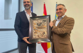 ep el consejero de agricultura de andalucia ramon fernandez pacheco con su homologo valenciano