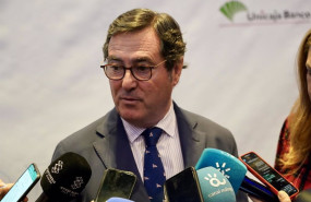 ep el pesidente de la ceoe antonio garamendi en declaraciones a la prensa despues de su