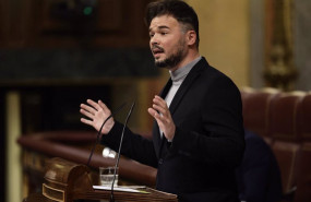 ep el portavoz de esquerra republicana erc en el congreso gabriel rufian interviene en una sesion