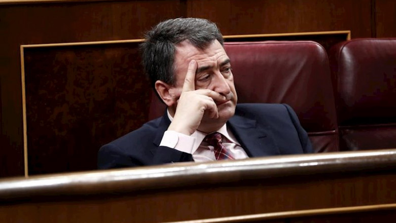 ep el portavoz del pnv aitor esteban durante la intervencion del presidente del gobierno pedro