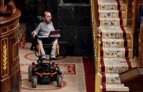 ep el portavoz parlamentario de unidas podemos pablo echenique durante la primera sesion de control