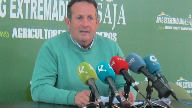 ep el presidente de apag extremadura asaja juan metidieri en rueda de prensa