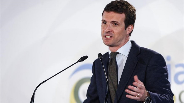 En Oviedo el presidente nacional del Partido Popular, Pablo Casado, acude a un encuentro organizado por 'Asturias punto de encuentro' | Damián Arienza - Europa Press ep en oviedopresidente nacionalpartido popular pablo casado acudeun encuentro organizado por asturias puntoencuentro 20190412172003