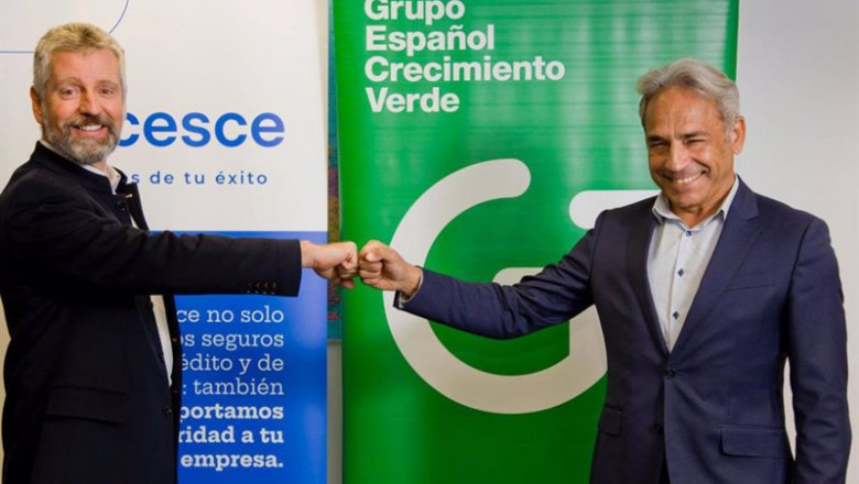 Fernando Salazar y Valentín Alfaya, presidentes de Cesce y del GECV | cesce ep fernando salazar y valentin alfaya presidentes de cesce y del gecv