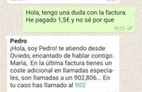 ep imagen de una conversacion modelo entre un cliente de orange y la cuenta de whatsapp de su