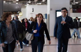 ep la consellera de territorio de la generalitat silvia paneque c a su llegada a una reunion en las