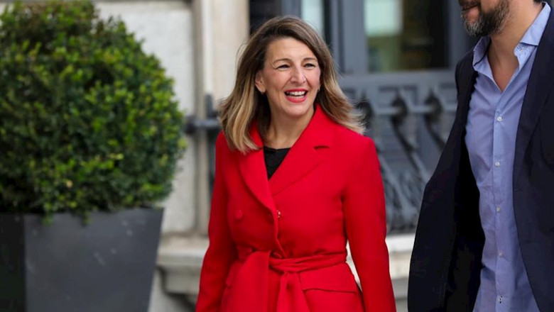 La diputada de Galicia en Común por Pontevedra, Yolanda Díaz llega al Congreso de los Diputados para la segunda votación para la investidura del candidato socialista a la Presidencia del Gobierno en la XIV Legislatura, en Madrid (España), a 7 de enero de | Jesús Hellín - Europa Press ep la diputada de galicia en comun por pontevedra yolanda diaz llega al congreso de los diputados