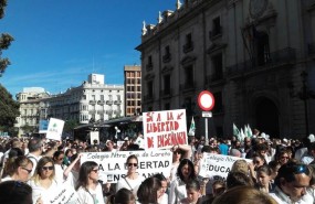 ep la manifestacion supera30000 personas segunorganizacion