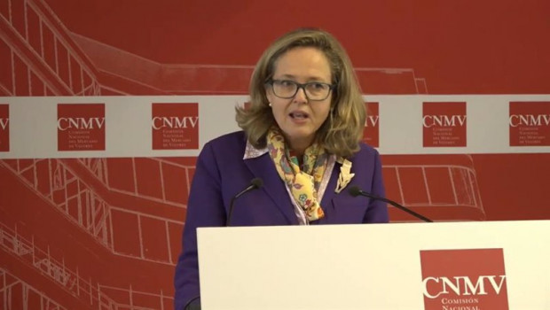 ep la ministra de asuntos economicos y transformacion digital nadia calvino en la toma de posesion