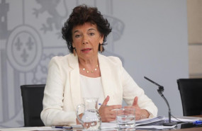ep la ministra de educacion en funciones isabel celaa durante su intervencion tras el consejo de