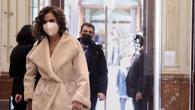 ep la ministra de hacienda maria jesus montero a su llegada a una sesion plenaria en el congreso