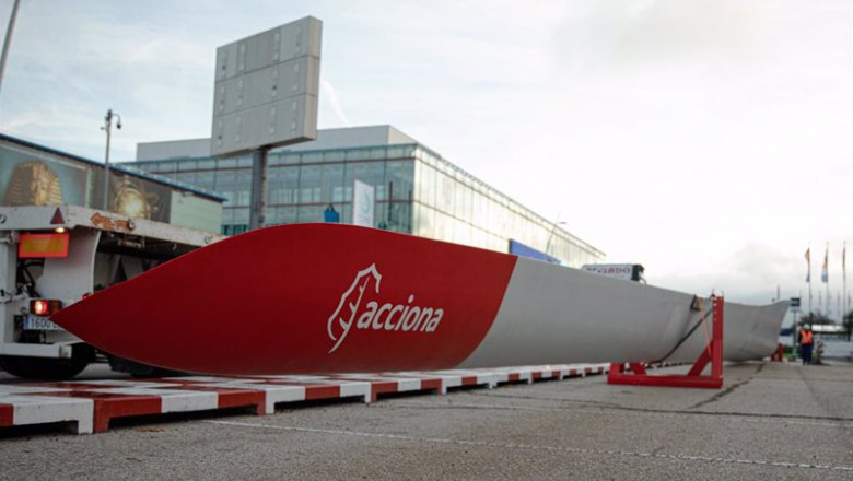ep pala de aerogenerador eolico de acciona ep pala de aerogenerador eolico de acciona