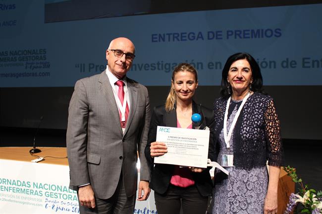 Premio a la Investigación en Gestión Enfermera de ANDE | ASOCIACIÓN NACIONAL DE DIRECTIVOS DE ENFERMERÍA ep premiola investigaciongestion enfermeraande