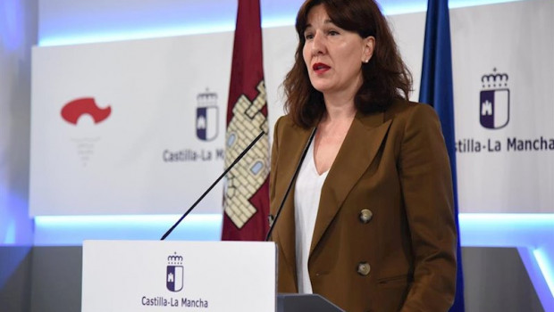 ep rueda de prensa de la portavoz del gobierno de castilla-la mancha blanca fernandez