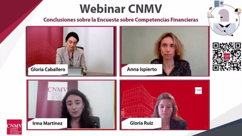 CNMV ep webinar organizado por la cnmv para explicar las conclusiones sobre la encuesta sobre