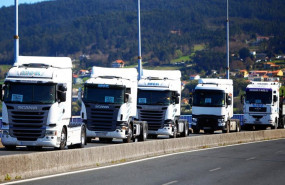 ep archivo varios camiones en una marcha a la entrada de ferrol durante el decimo dia de paro ep archivo varios camiones en una marcha a la entrada de ferrol durante el decimo dia de paro