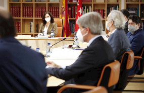ep diaz ayudo preside la reunion del consejo de gobierno de la comunidad de madrid