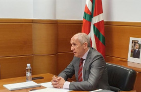 ep el portavoz del gobierno vasco josu erkoreka en la reunion por videoconferencia con la ministra