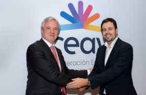 ep el presidente de ceav carlos garrido y el director de cliente de parques reunidos para espana e