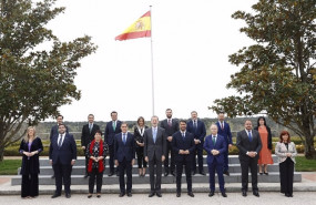 ep el rey recibe en audiencia a los miembros de la asamblea del grupo de ciudades patrimonio de la