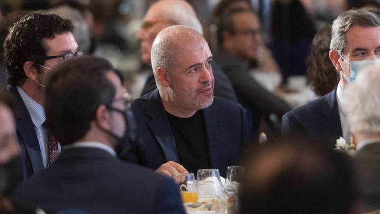 El secretario general de CCOO, Unai Sordo, en el desayuno de Nueva Economía Fórum de Antonio Garamendi | Alberto Ortega - Europa Press ep el secretario general de ccoo unai sordo en el desayuno de nueva economia forum de antonio