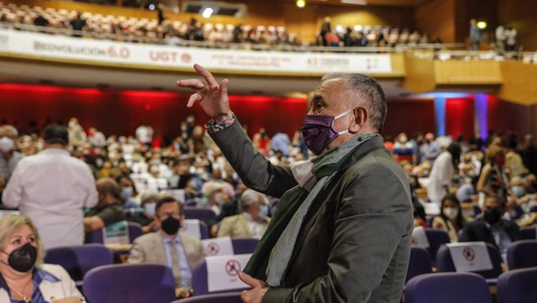 ep el secretario general de ugt pepe alvarez en el acto de apertura del 43 congreso confederal de la