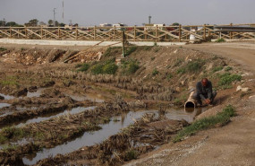 ep estragos ocasionados por la dana en un campo de cultivo en valencia