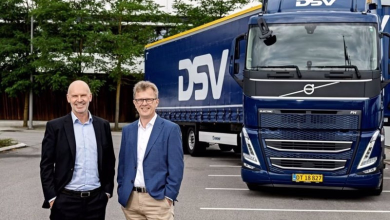 (I-D): El Consejero Delegado De DSV, Søren Schmidt Y El Presidente De Volvo Trucks, Roger Alm. | DSV ep i d el consejero delegado de dsv sren schmidt y el presidente de volvo trucks roger alm